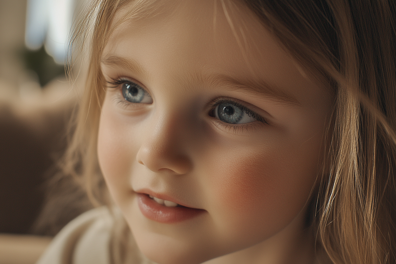 A close-up shot of a little girl | Source: Midjourney