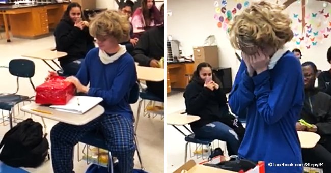 Bullied Teen Bursts into Tears of Joy after His Classmates Surprise Him with an Amazing Gift 