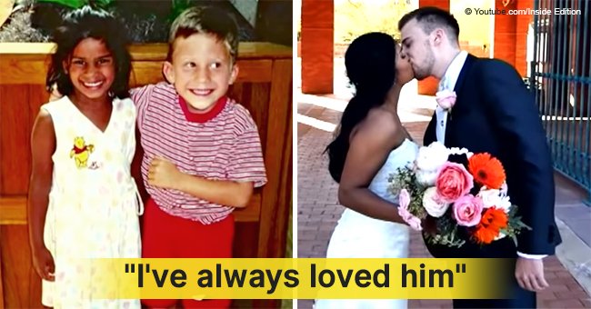 Meet the couple who fell in love when they were just preschoolers and tied the knot 22 years later