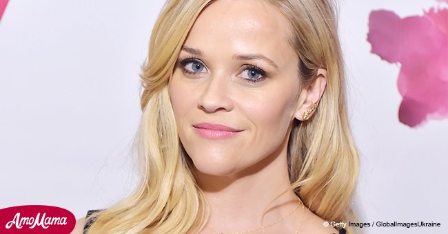 Reese Witherspoon looks nearly unrecognizable with dark hair in her throwback photo