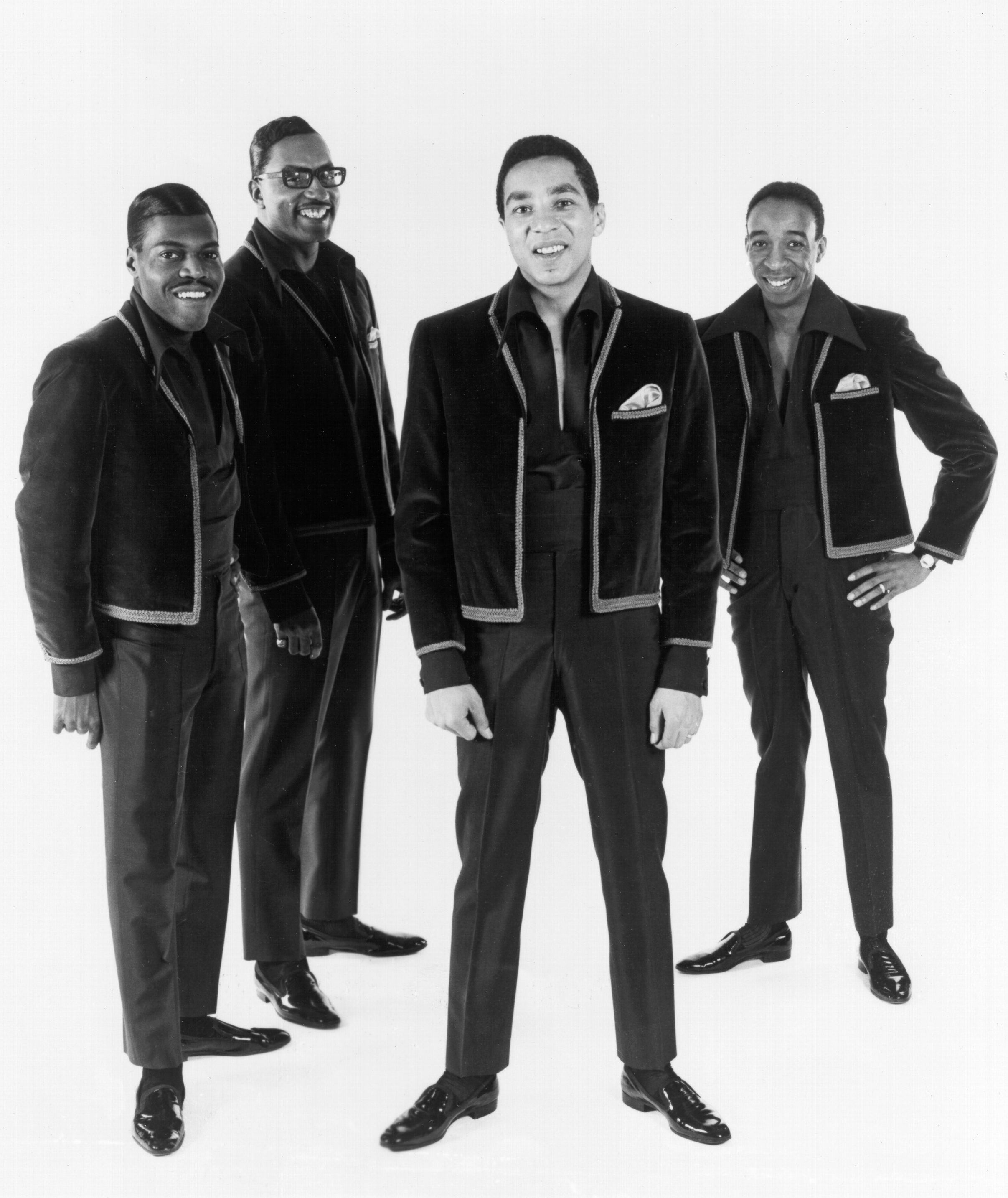 Smokey Robinson and The Miracles posing for a portrait circa 1965. | Source: Getty Images