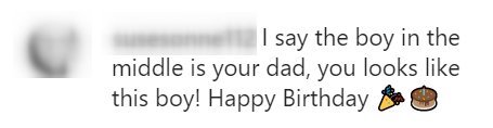 A fan comments on Alec Baldwin's birthday post to his late father on October 26, 2020 | Photo: Instagram/alecbaldwininsta