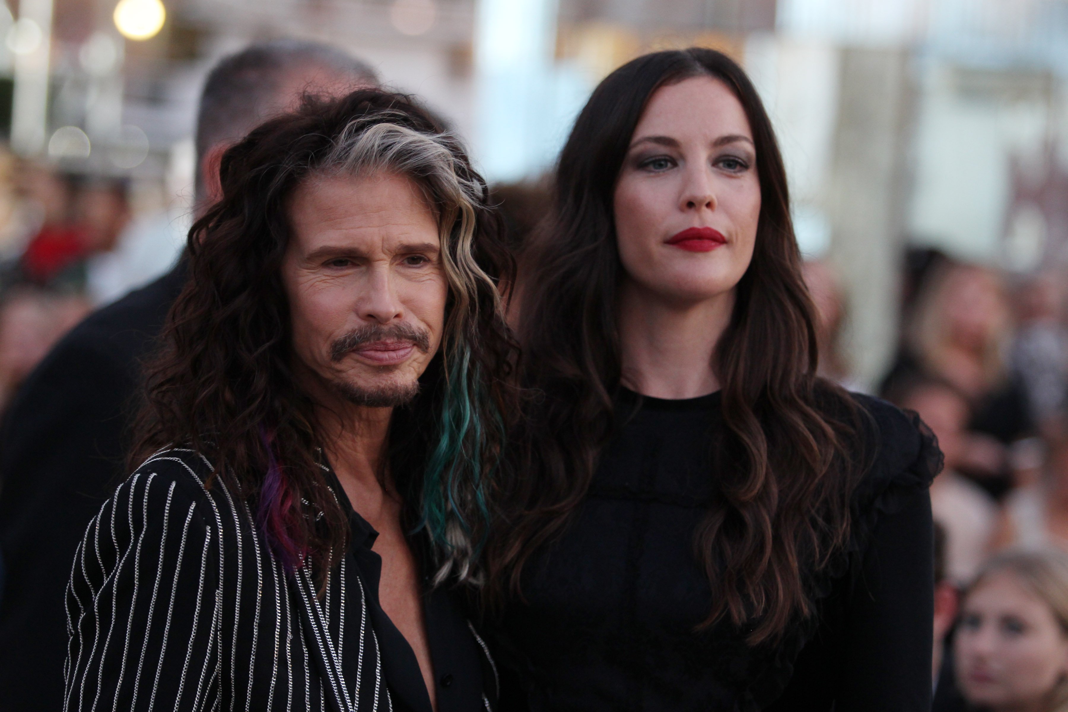 Steven Tyler and Liv Tyler at the Givenchy fashion show during Spring 2016 New York Fashion Week on September 11, 2015 | Source: Getty Images