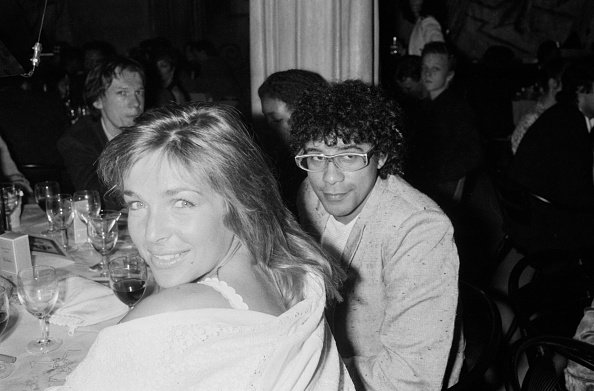 Laurent Voulzy et Véronique Jannot pendant un dîner au Palace.|Photo : Getty Images
