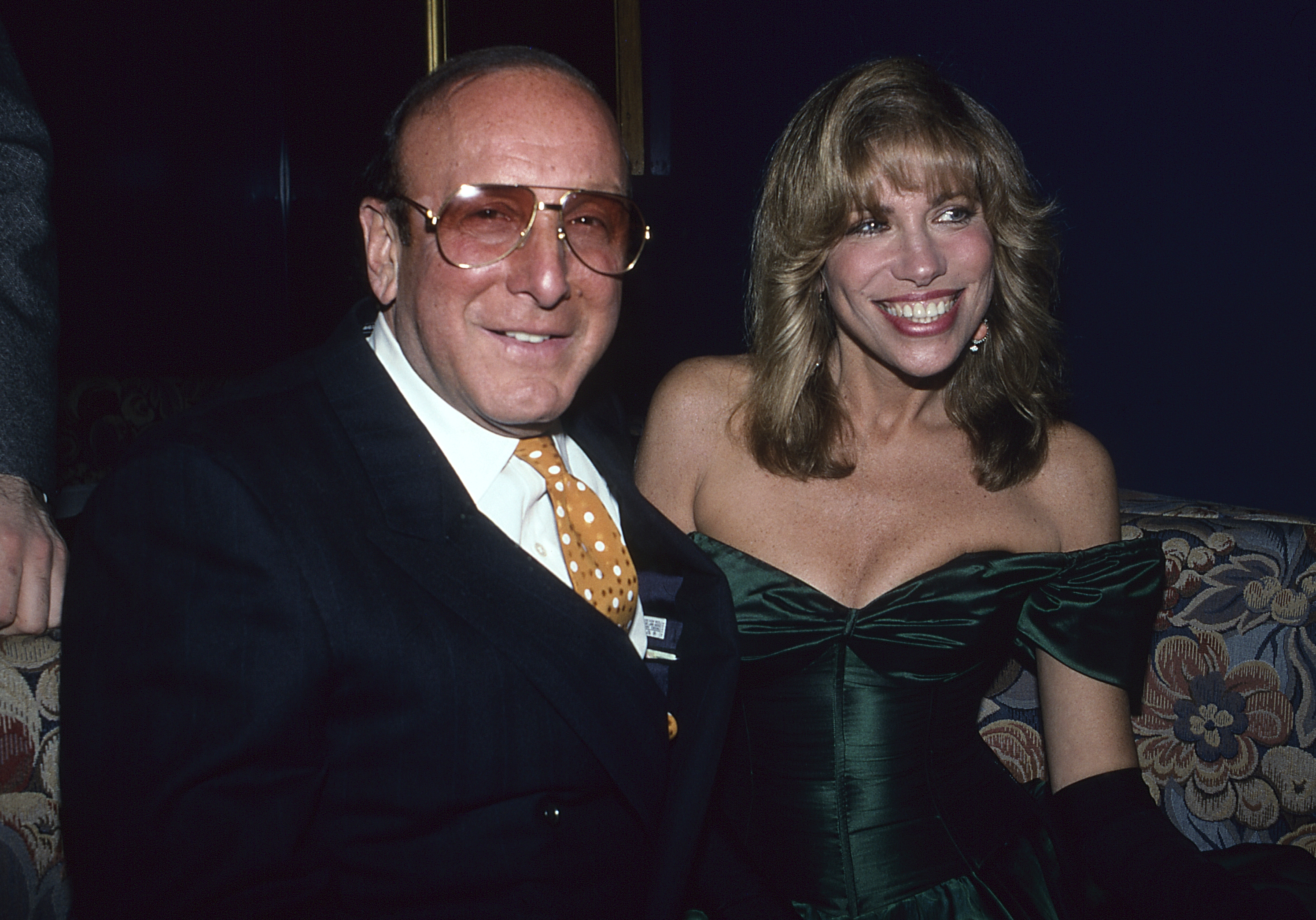 We wouldn't have some of the best songs in the world without him. On this occasion, he attended a party for the release of Carly Simon's album "My Romance" on March 23, 1990, in New York City, New York. | Source: Getty Images