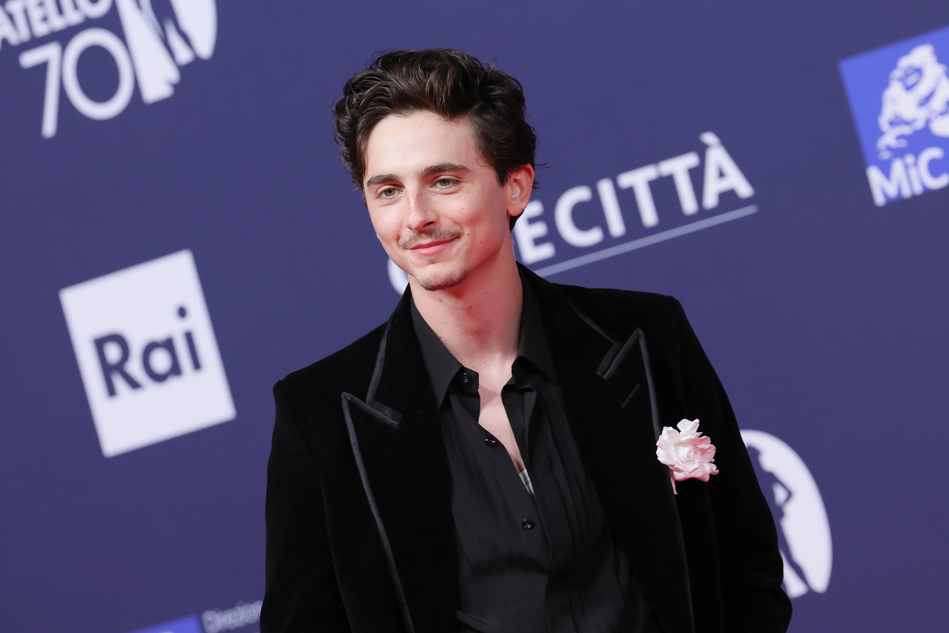 Timothee Chalamet during the 70th David Di Donatello at Cinecitta Studios on May 7, 2025, in Rome, Italy. | Source: Getty Images