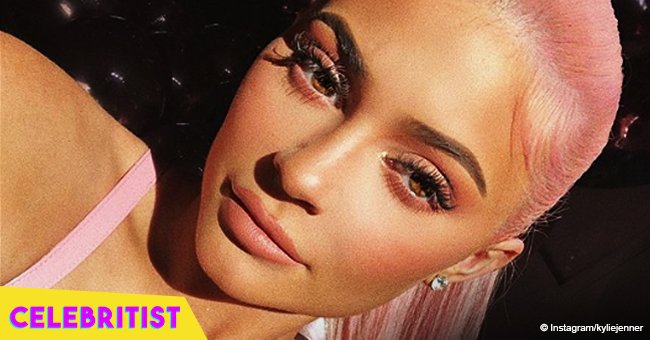 Kylie Jenner shares adorable pic of baby daughter Stormi in metallic dress