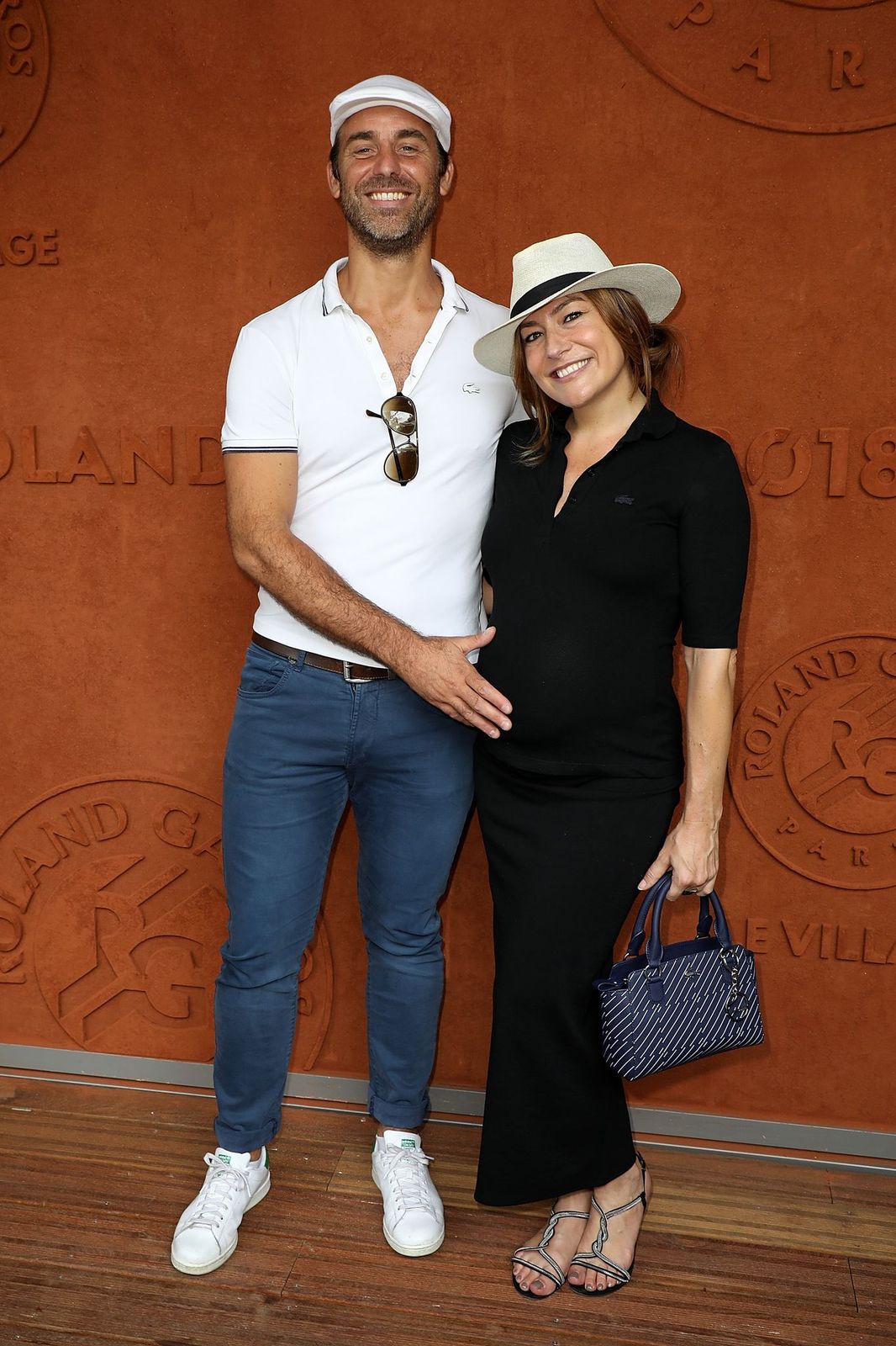 L'actrice Shirley Bousquet enceinte et son compagnon Charles Watine | Photo : Getty Images