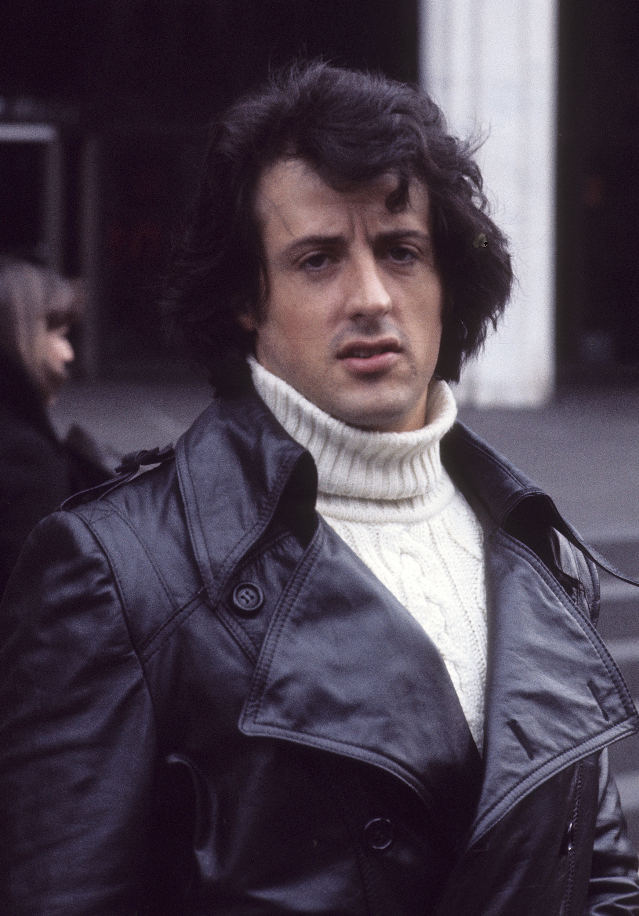 Sylvester Stallone at the "Rocky" press conference and special screening on November 20, 1976, in New York City | Source: Getty Images