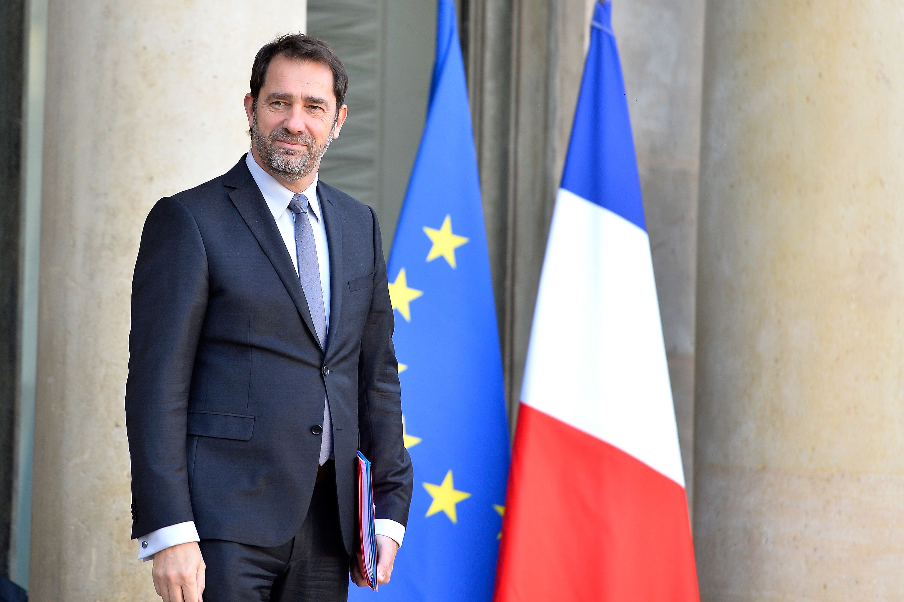 Christophe Castaner, quitte le Palais de l'Elysée à Paris, France. | Photo : GettyImage