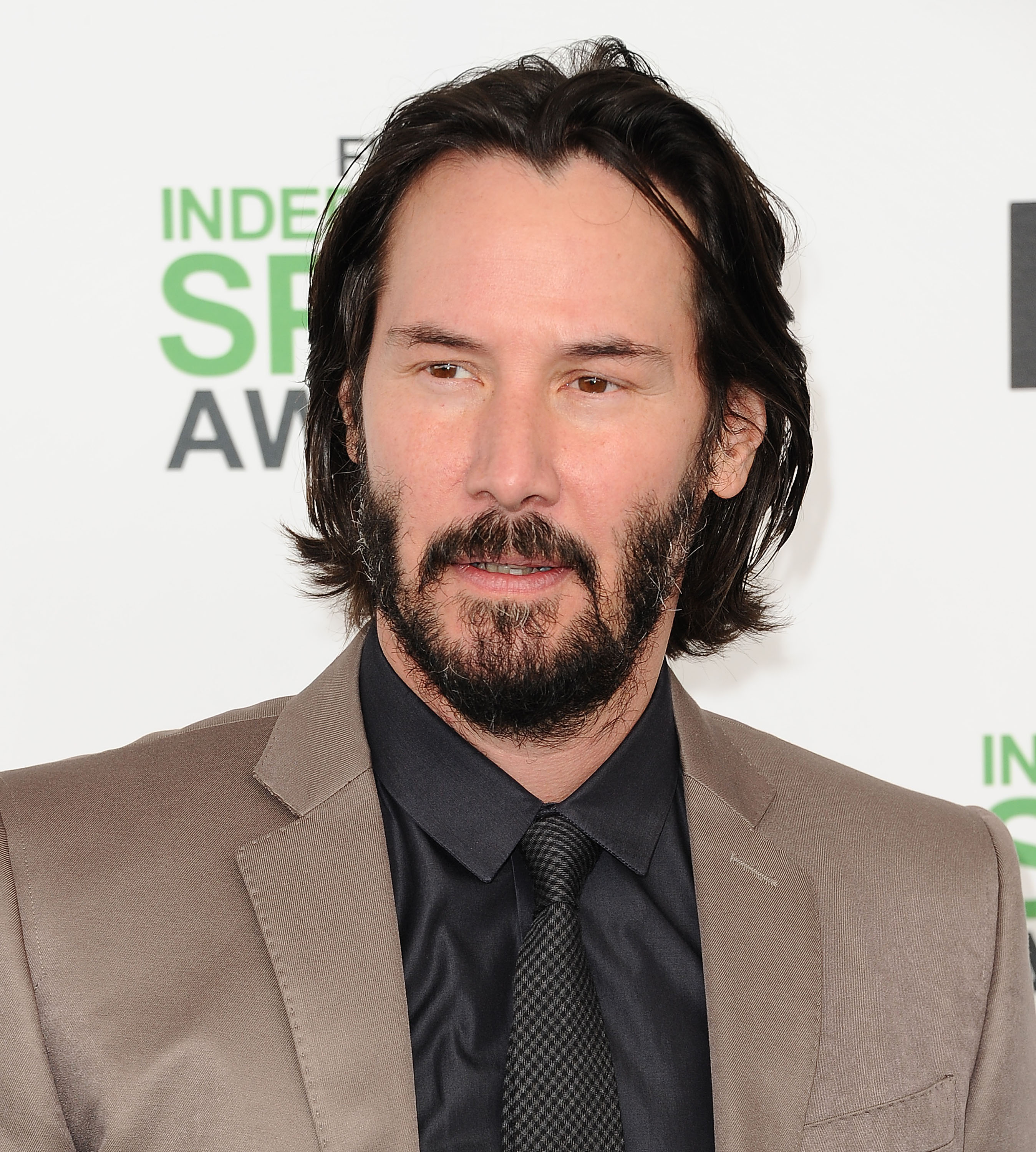 Keanu Reeves at the Film Independent Spirit Awards in Santa Monica, California on March 1, 2014 | Source: Getty Images