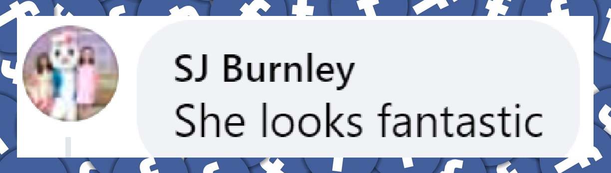 A netizen's comment on a photo of Bridget Fonda and Danny Elfman on a rare public outing on a post dated May 1, 2025 | Source: Facebook/Page Six
