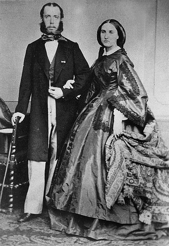 Carlota de Bélgica y su esposo, Maximiliano de Habsburgo. | Foto: Getty Images