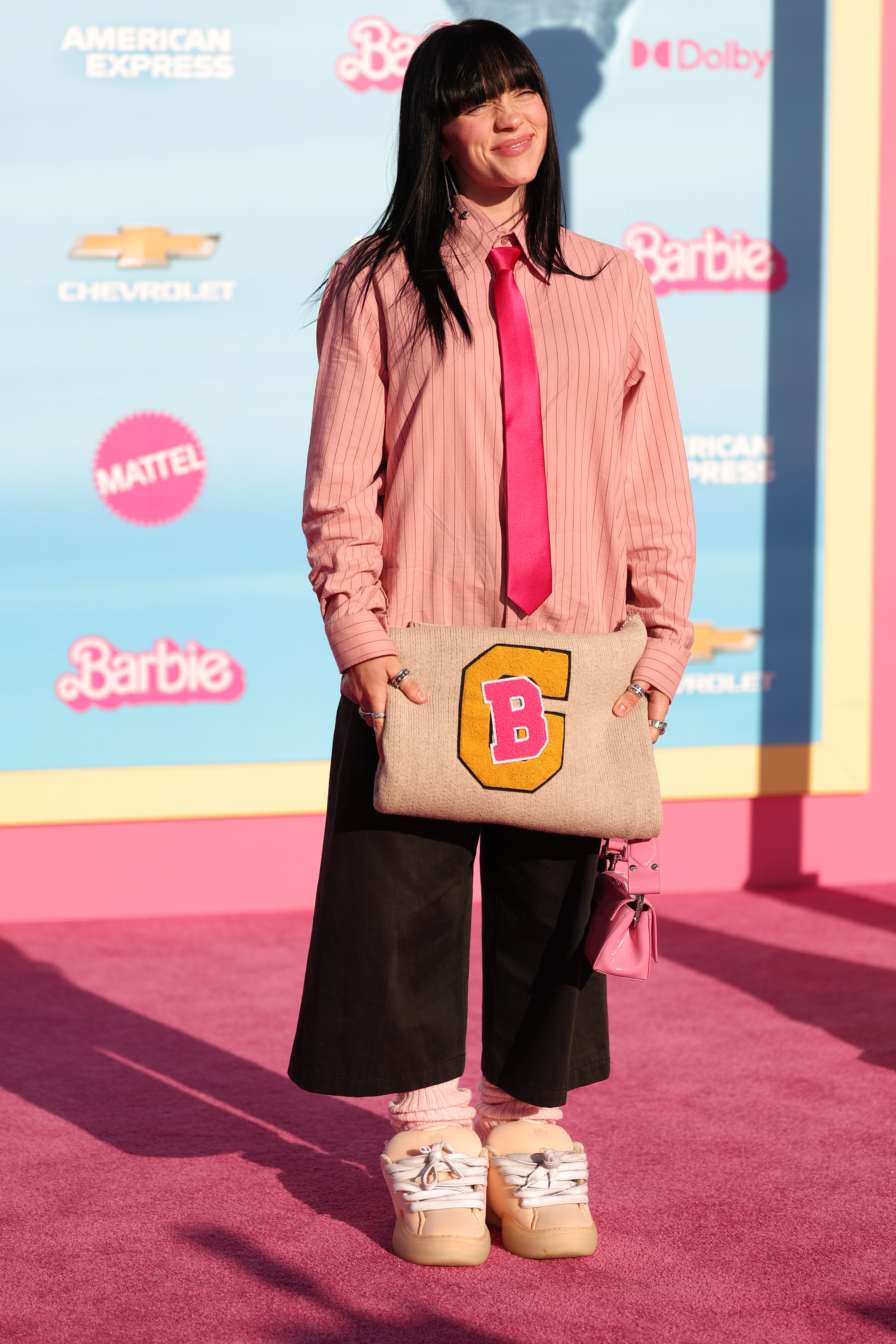 Billie Eilish at the premiere of "Barbie" held at Shrine Auditorium and Expo Hall on July 9, 2023, in Los Angeles, California. | Source: Getty Images