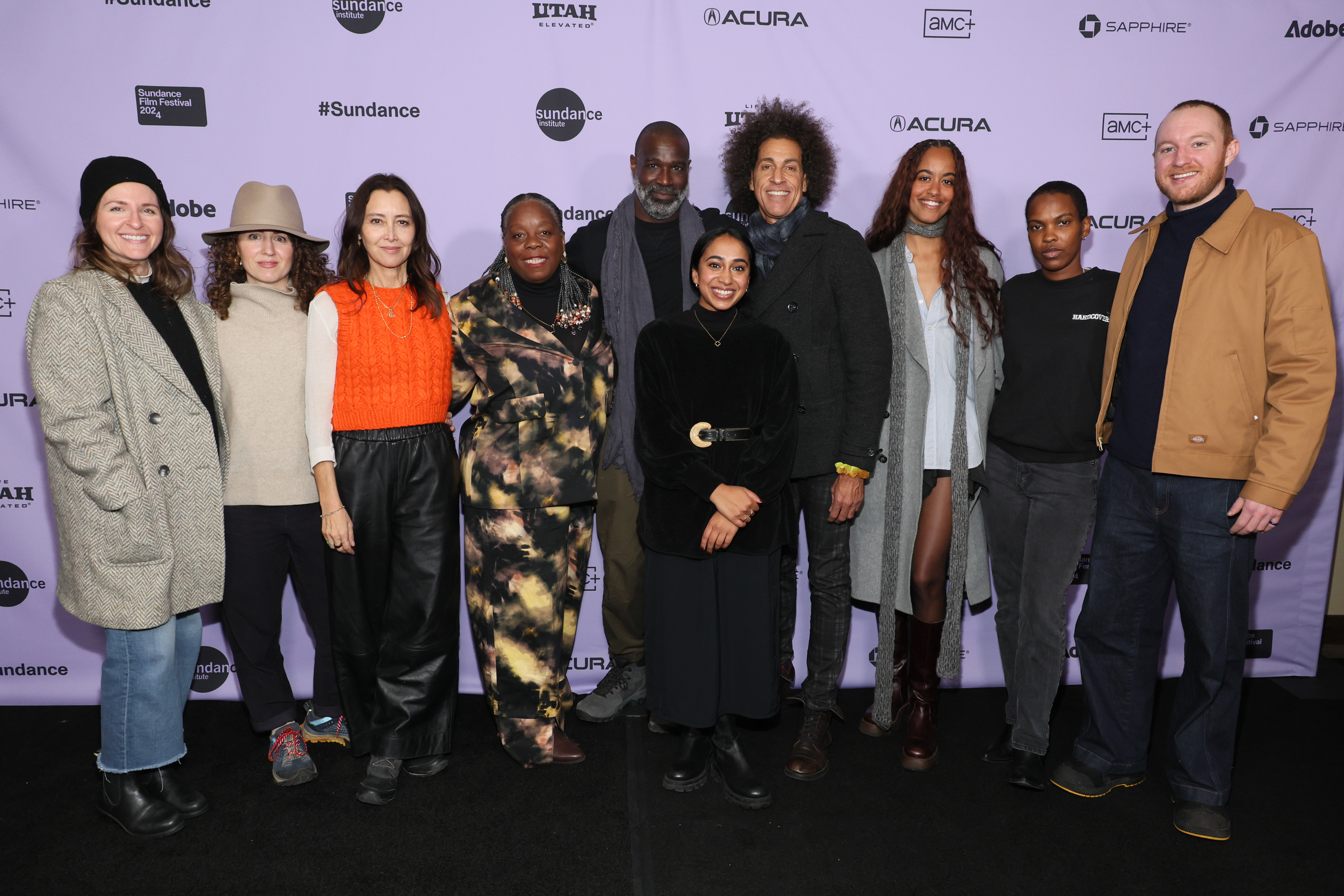 LaTonya Borsay, Tunde Adebimpe, Ayesha Nadarajah, and Malia Obama at the "The Heart" Premiere during the 2024 Sundance Film Festival on January 18, 2024 in Park City, Utah | Source: Getty Images