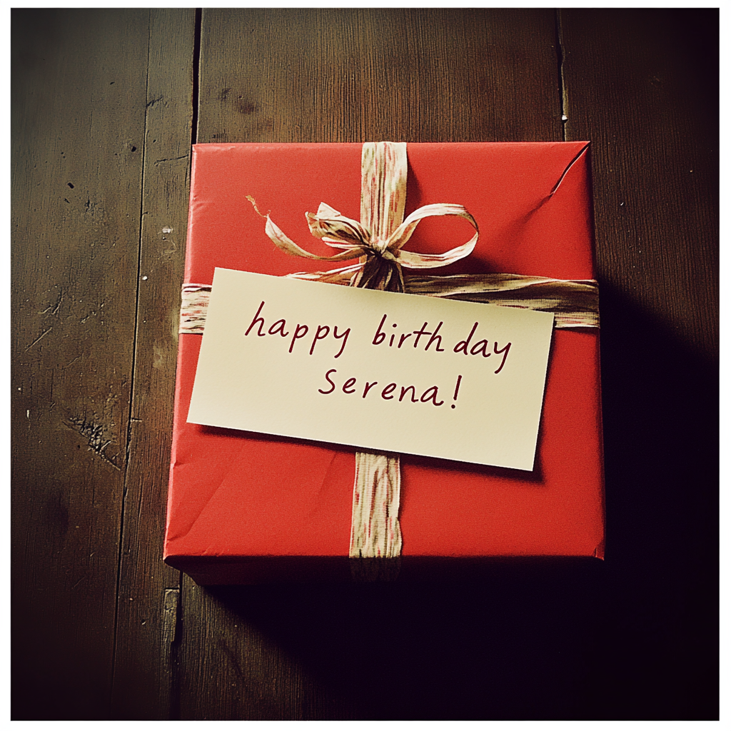 A birthday note | Source: Midjourney