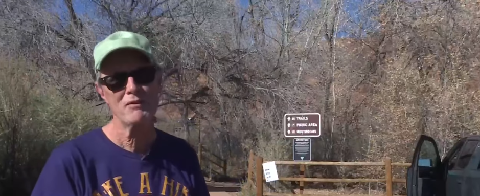 Hiker Ron Graham speaking to the press about Nicole Bennett, from a new report on January 14, 2026 | Source: YouTube/KUTV 2 News Salt Lake City