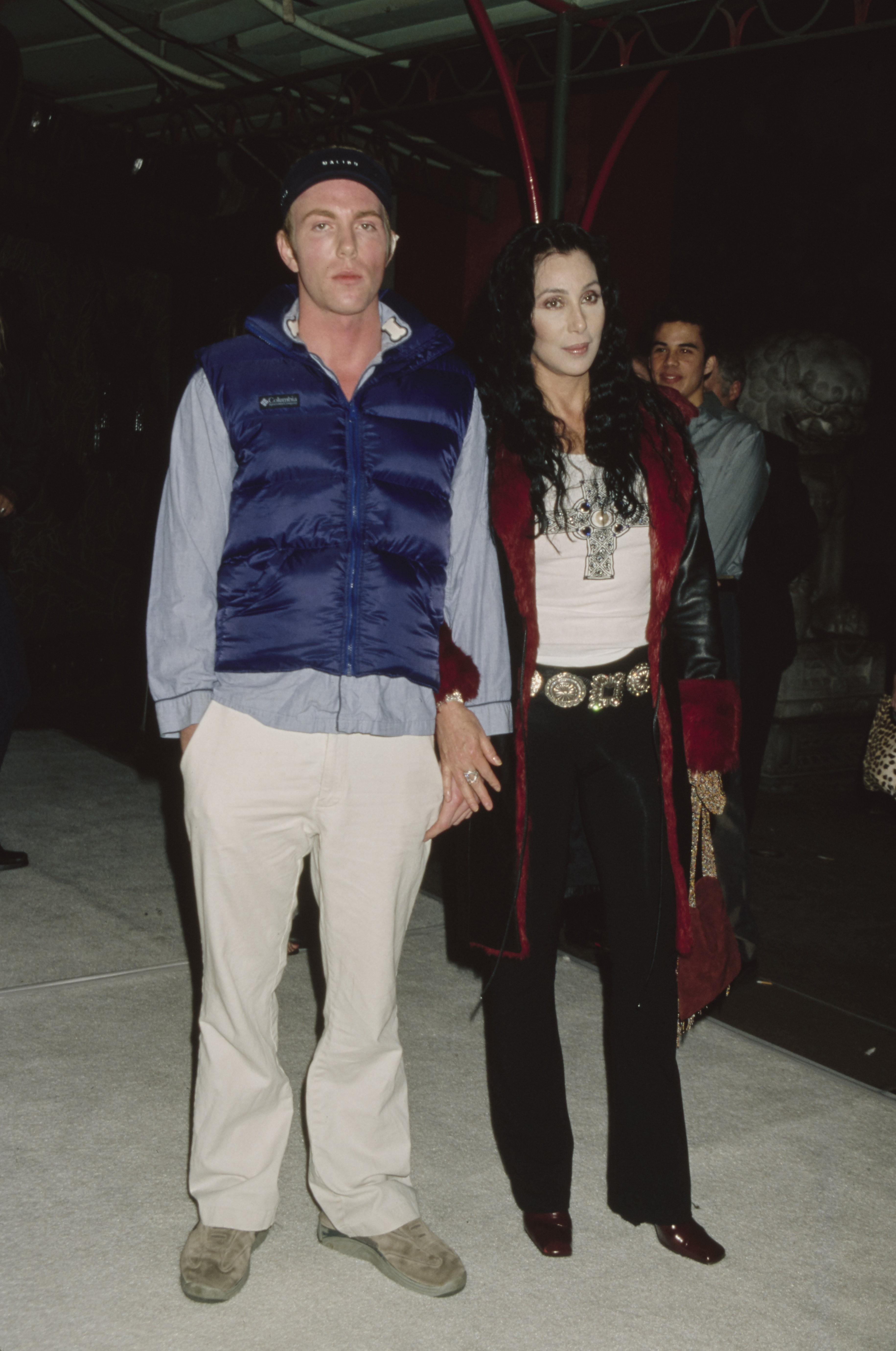 Elijah Blue Allman and Cher at the premiere of "Blow" in Westwood, California on March 29, 2001 | Source: Getty Images