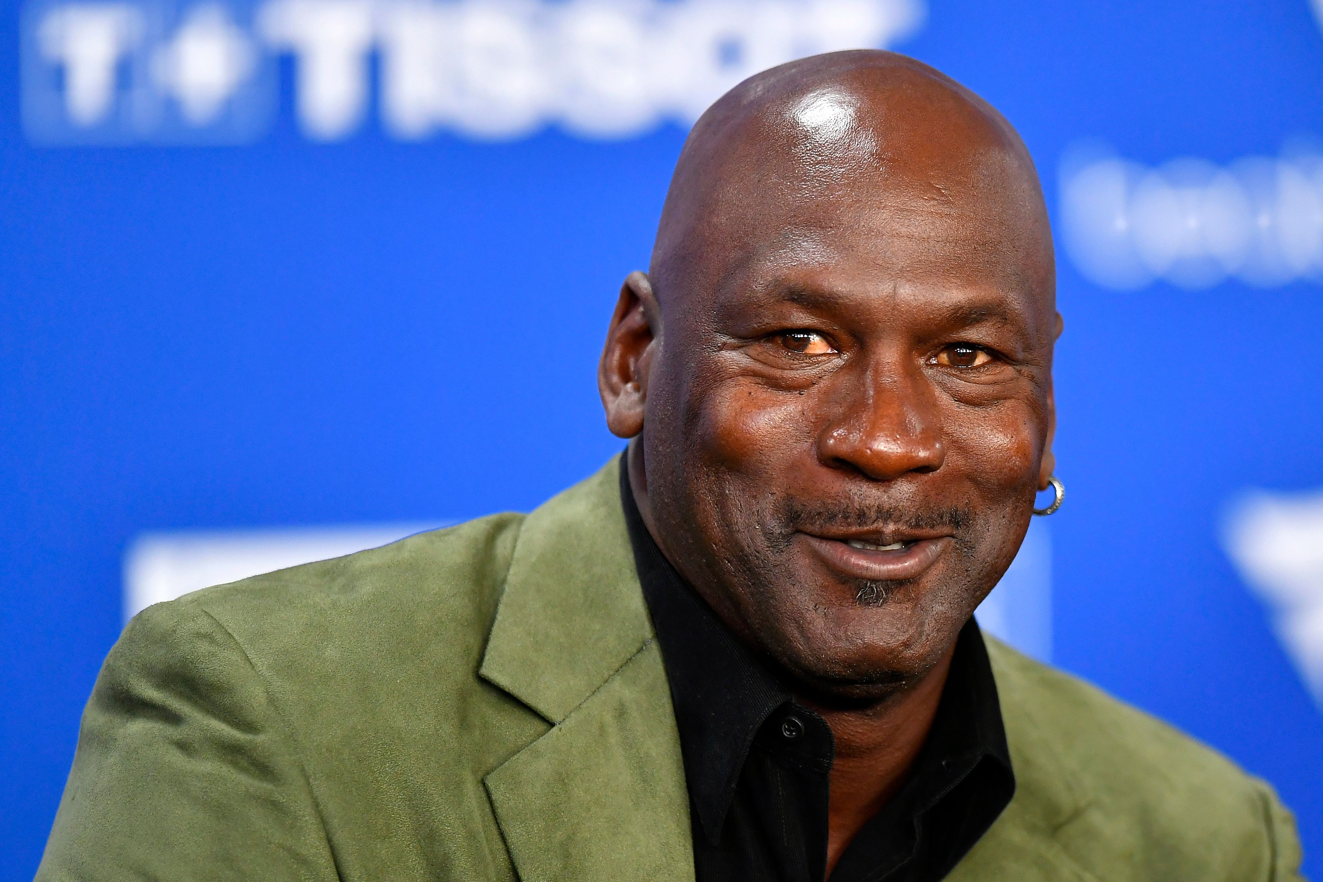 Michael Jordan during a press conference before the NBA Paris Game match between the Charlotte Hornets and Milwaukee Bucks on January 24, 2020 in Paris, France. | Source: Getty Images