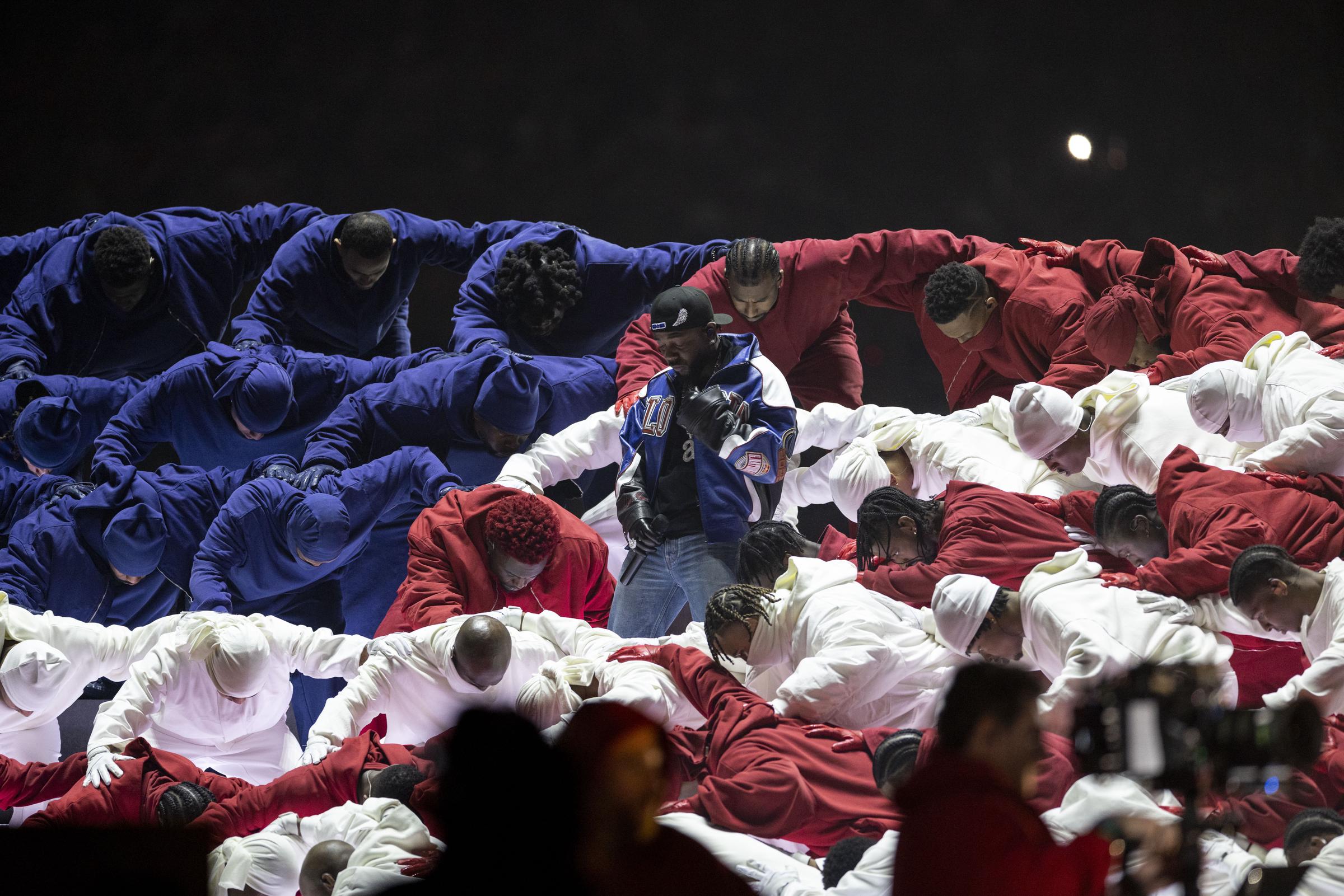 Kendrick Lamar performs during Super Bowl LIX on February 9, 2025 | Source: Getty Images