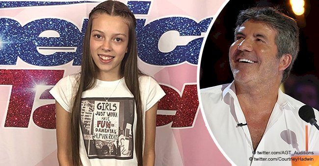 Simon Cowell reportedly hopes to sign a contract with 'AGT' star Courtney Hadwin, 14