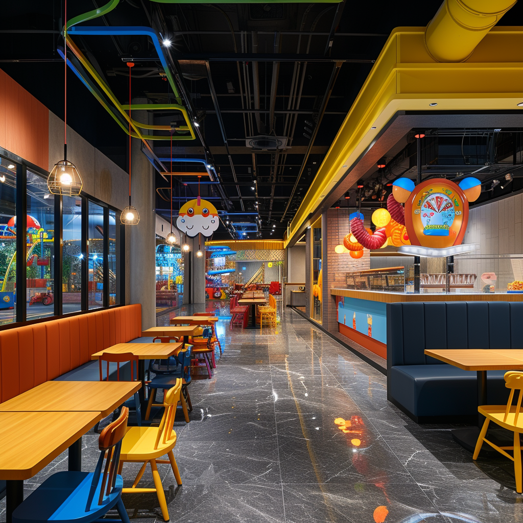 A food court | Source: Midjourney