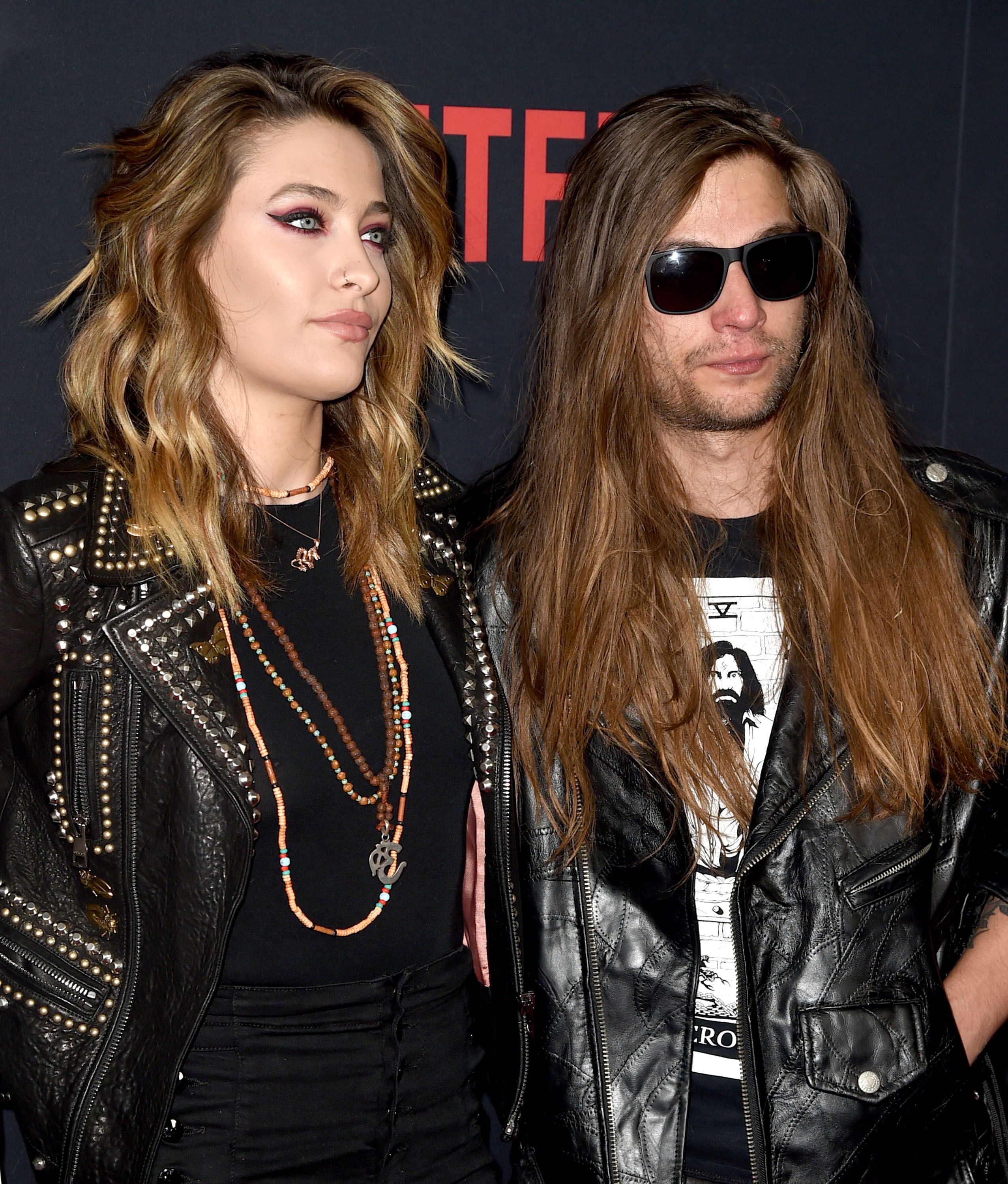 Paris Jackson and Gabriel Glenn at the premiere of Netflix's "The Dirt" at ArcLight Hollywood on March 18, 2019 | Photo: Getty Images