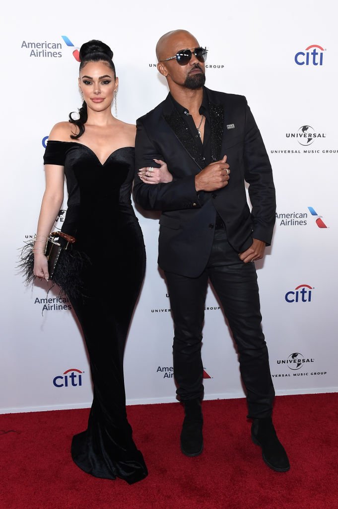 Shemar Moore and Anabelle Acosta at the 60th Annual GRAMMY Awards on January 28, 2018 | Photo: GettyImages