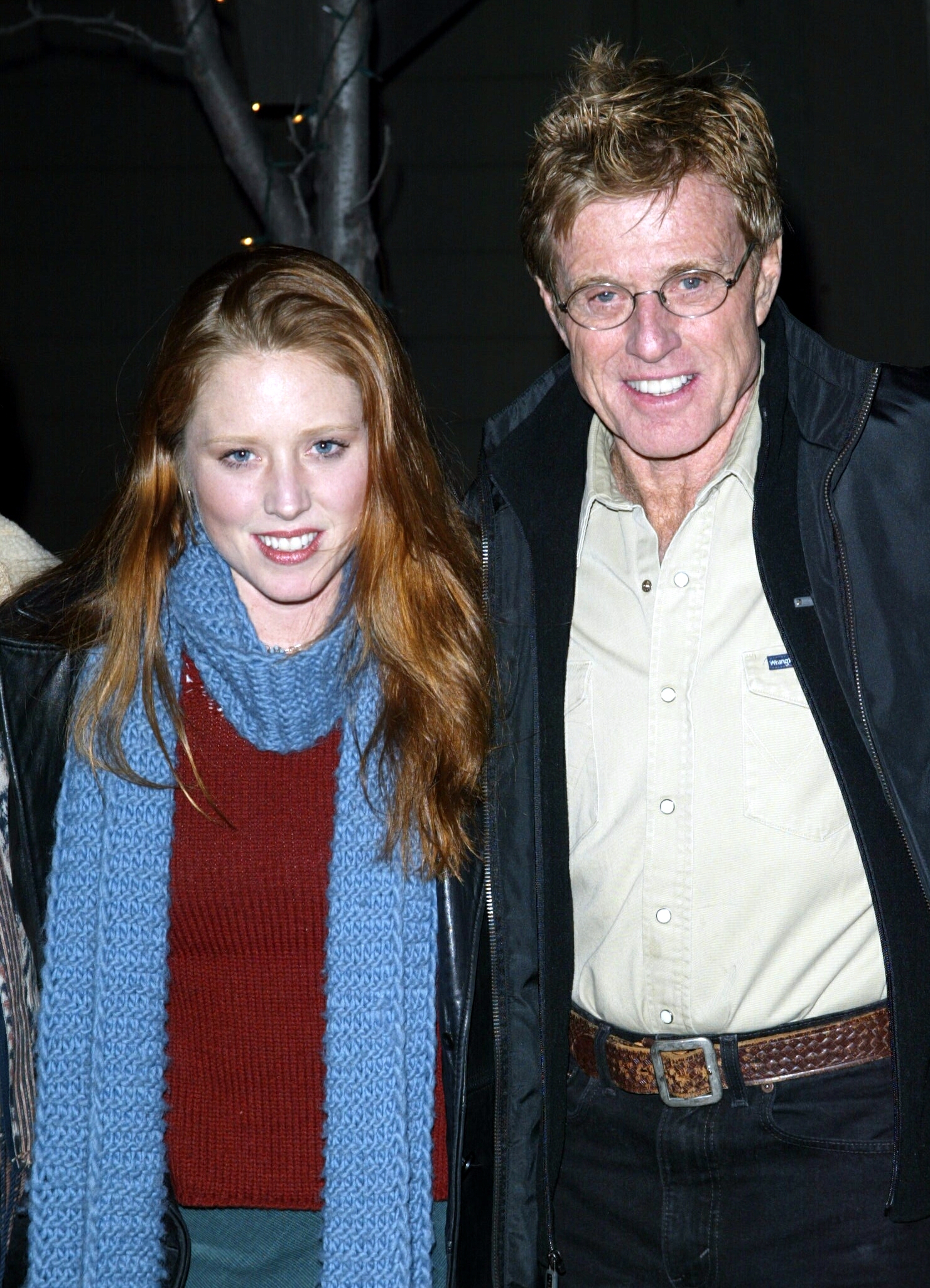 Amy Redford and Robert Redford attend the premiere of "Cry Funny Happy" at the 2003 Sundance Film Festival on January 18, 2003, in Park City, Utah. | Source: Getty Images