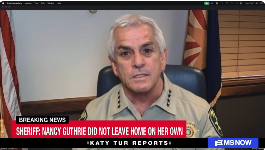 Pima County Sheriff Chris Nanos, from a post dated on February 3, 2026 | Source: YouTube/msnow