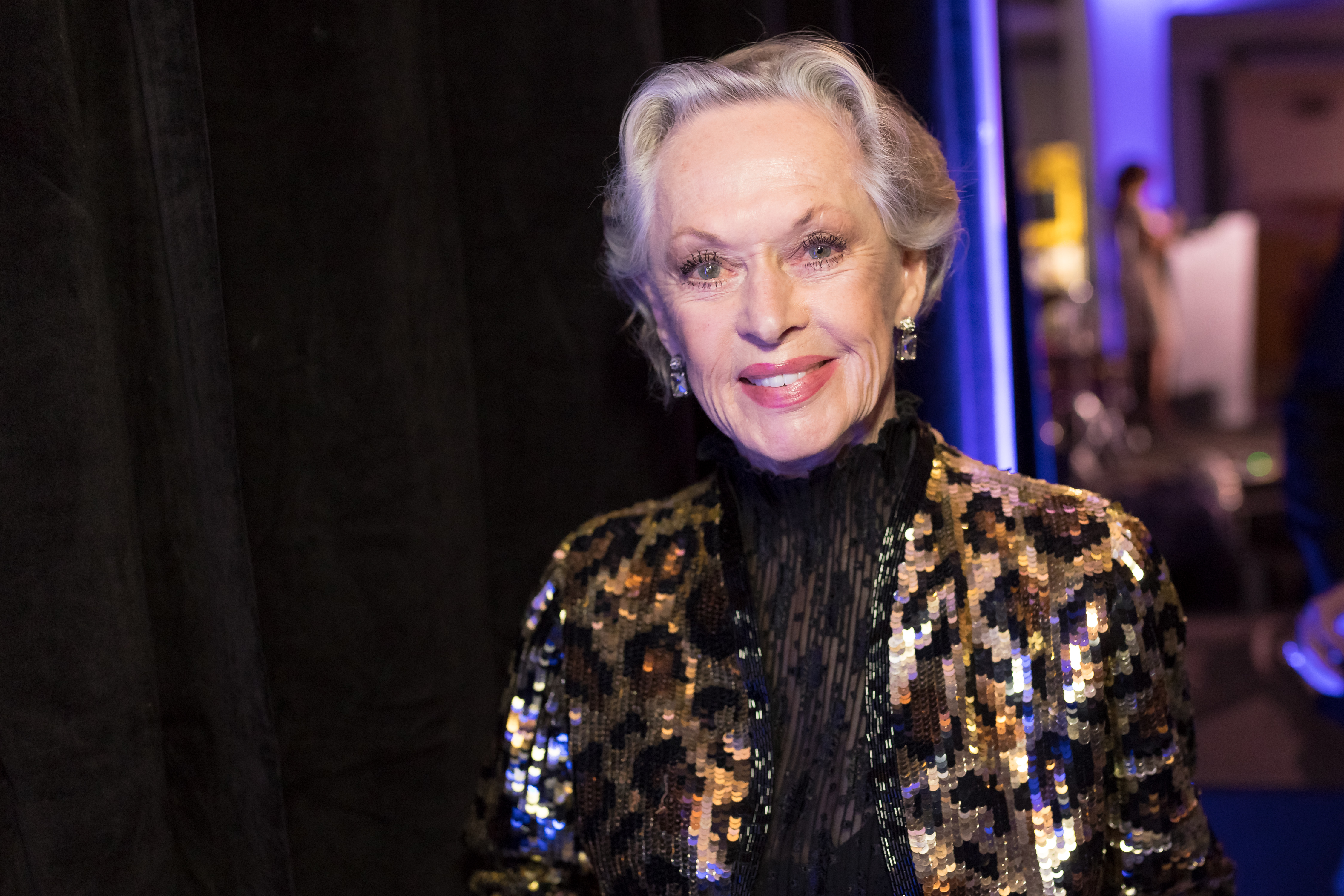 Tippi Hedren attends the Rio Vista Universal's Valkyrie Awards and Holiday Party on December 16, 2017 in Los Angeles, California | Source: Getty Images