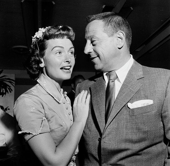  Actress Donna Reed and Tony Owen attend Helen Hayes Party on June 25,1956 in Los Angeles,CA. | Photo: Getty Images