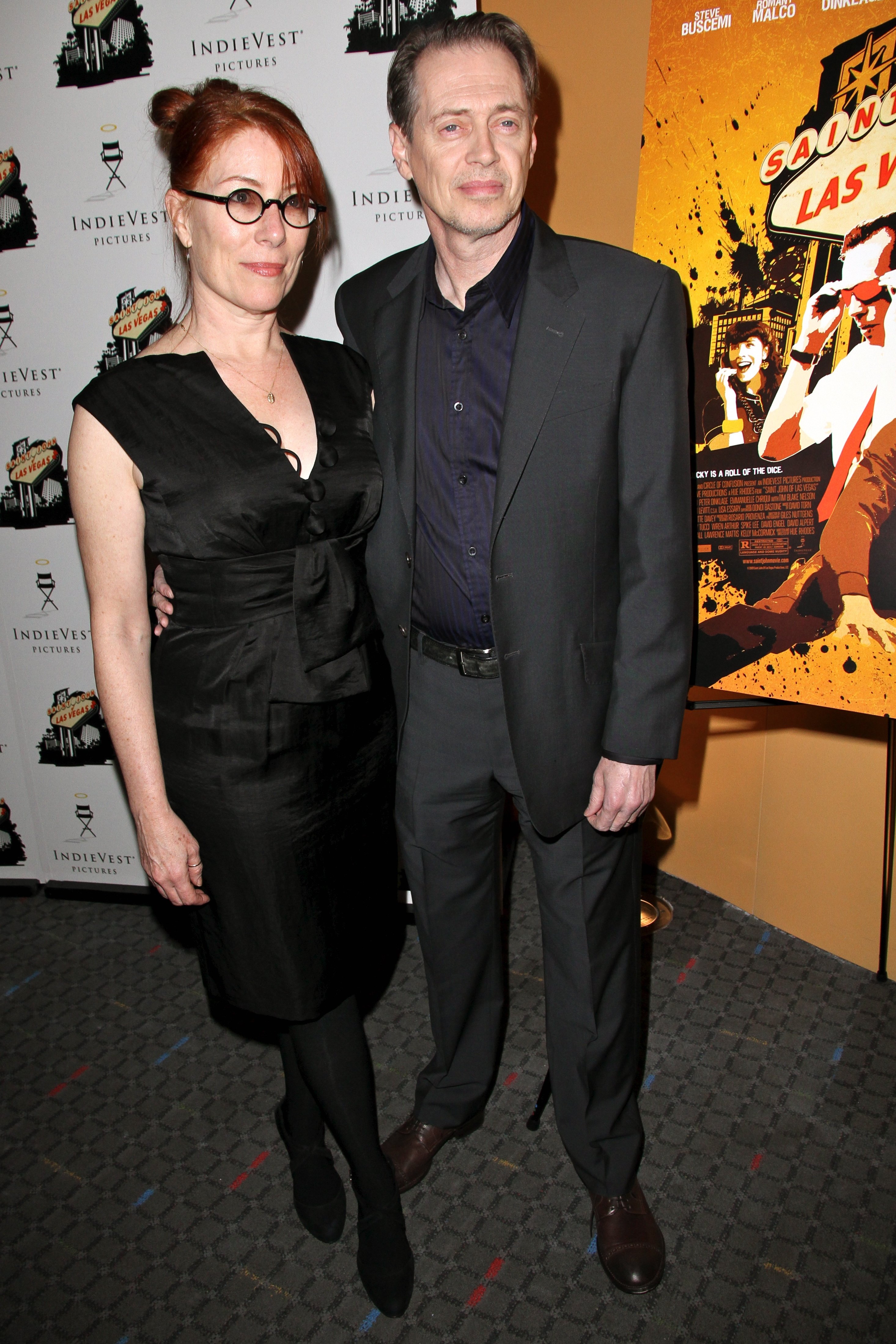 Steve Buscemi and wife Jo Andres attend the "Saint John Of Las Vegas" New York Premiere on January 16th, 2010 in NYC | Photo: Shutterstock