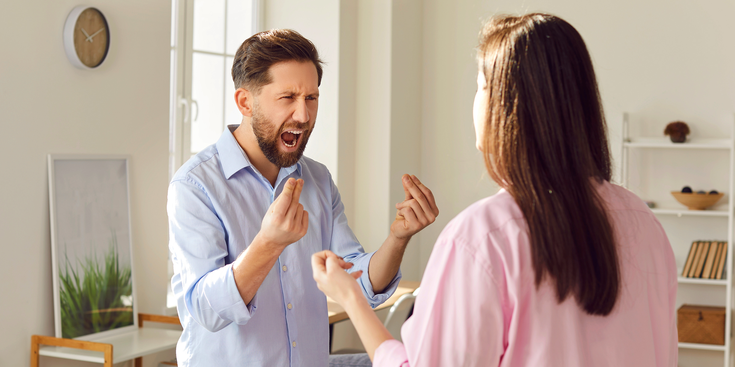 A couple arguing | Source: Shutterstock