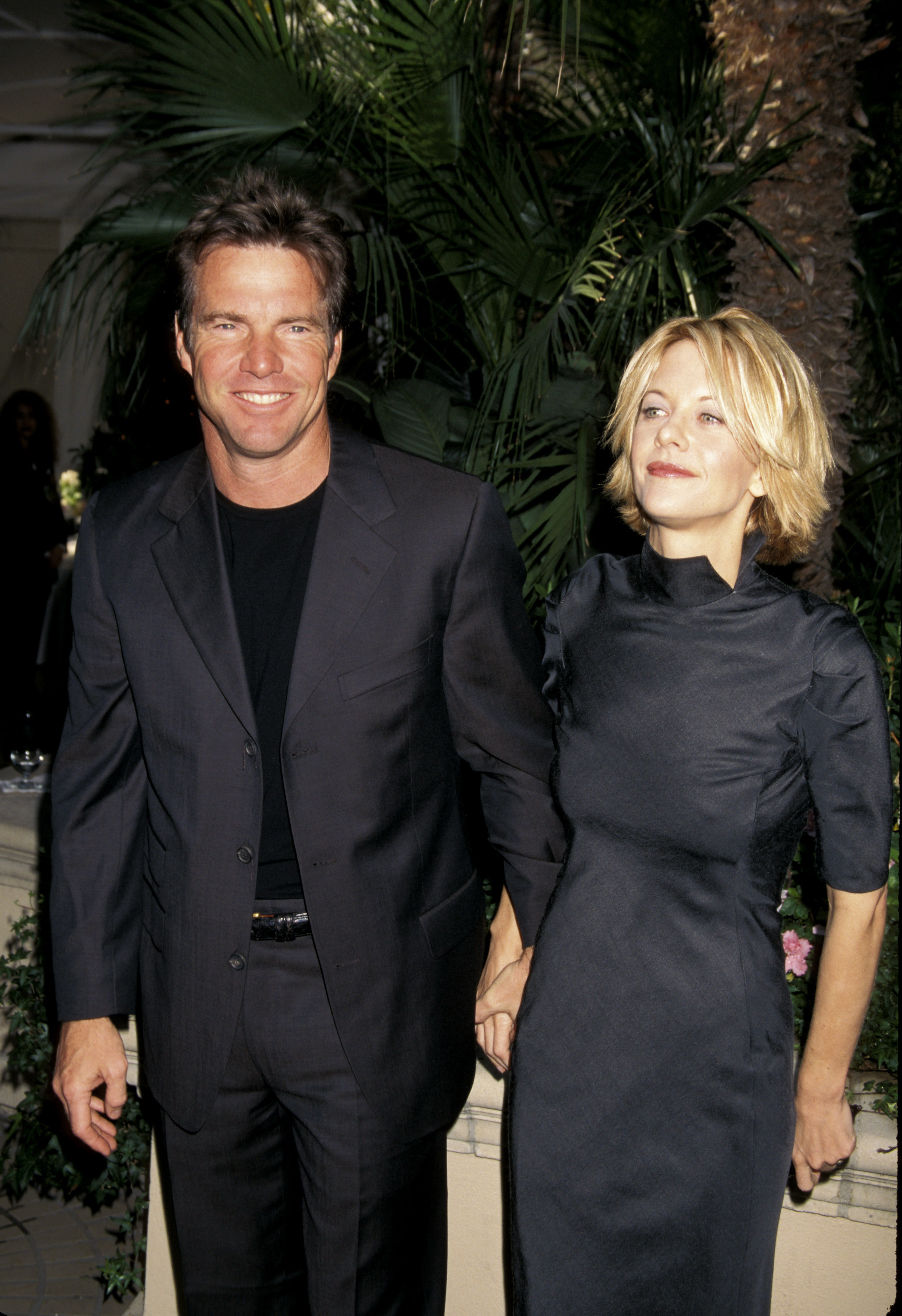 Dennis Quaid and Meg Ryan during Premiere Magazine 5th Annual "Women in Hollywood" Luncheon at Four Seasons Hotel in Beverly Hills, California on January 12, 1999. | Source: Getty Images