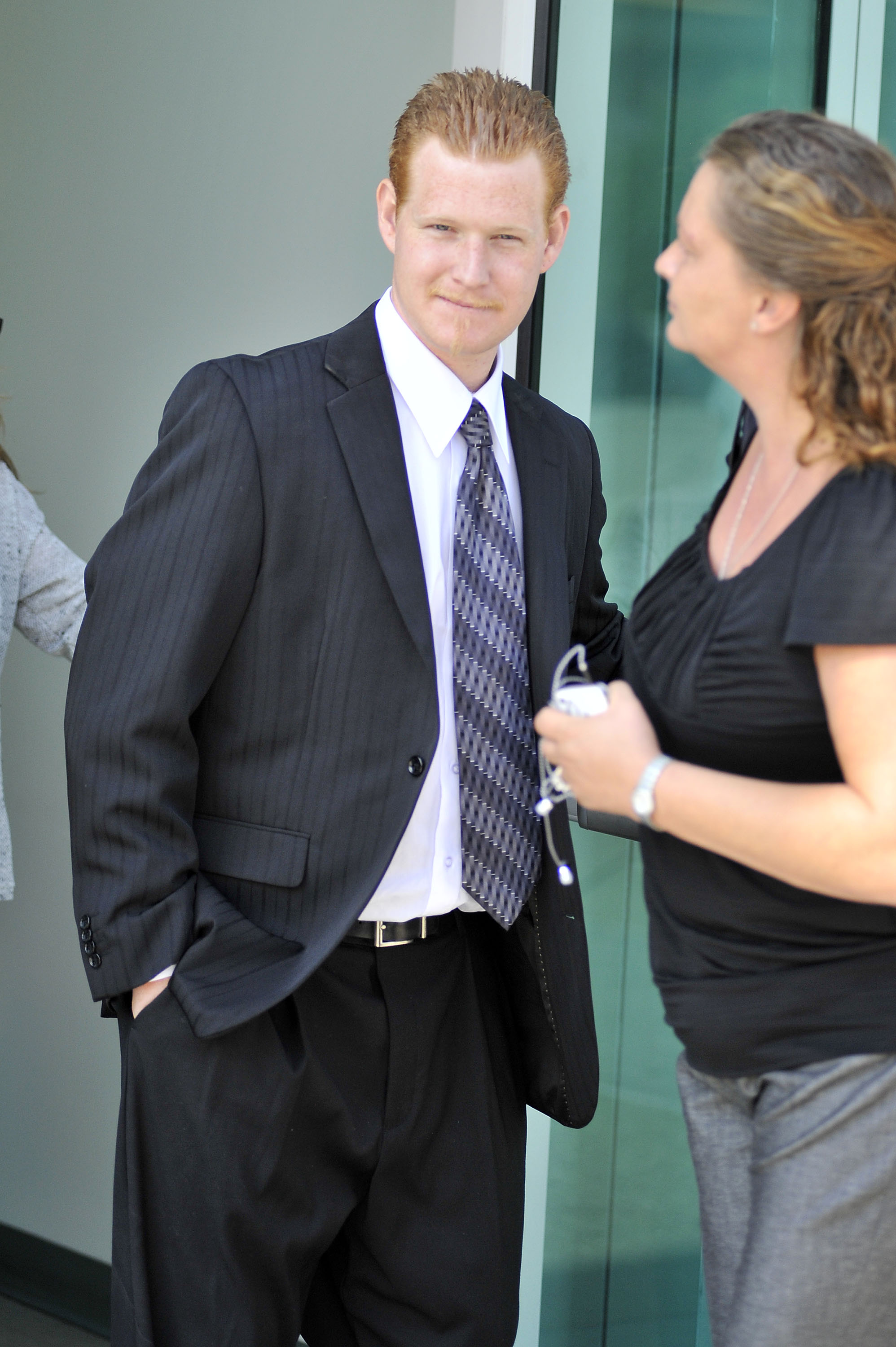Redmond O'Neal leaving court in Los Angeles, California on October 9, 2012  | Source: Getty Images
