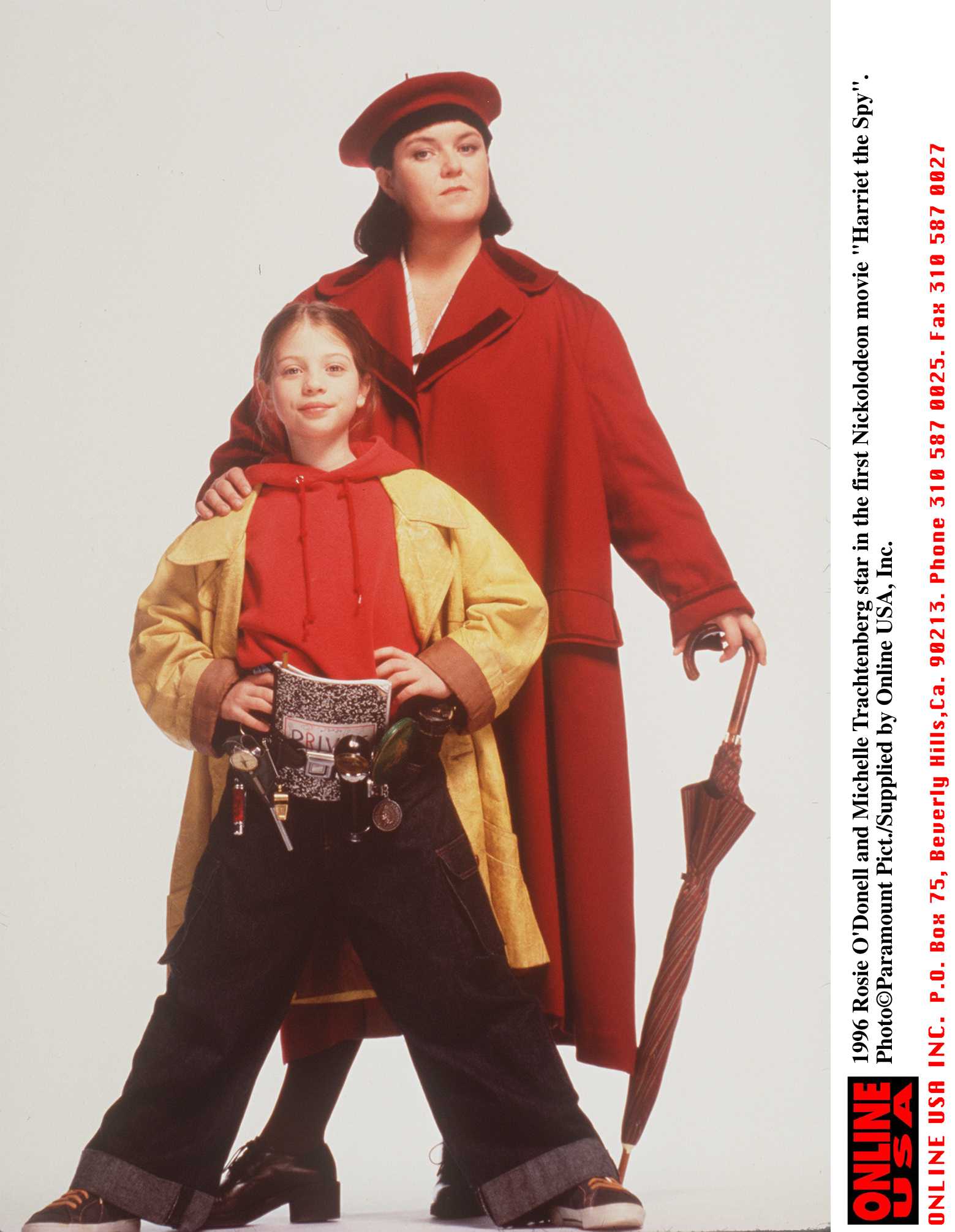 Rosie O''Donell and Michelle Trachtenberg star in the first Nickelodeon movie "Harriet the Spy," dated July 29, 1996 | Source: Getty Images