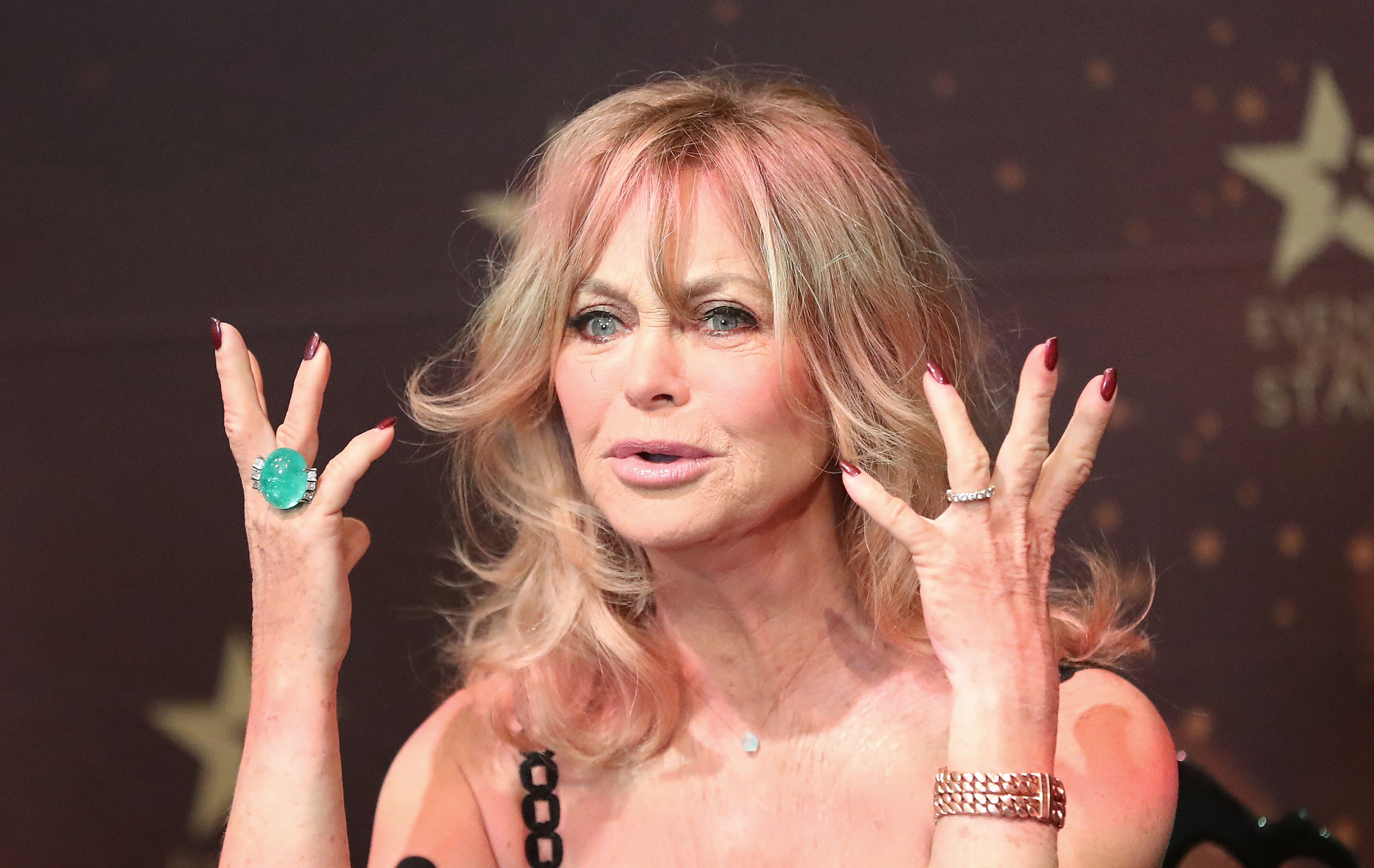 Goldie Hawn speaks during a press conference to launch her MindUP program Australia on November 14, 2016. | Source: Getty Images
