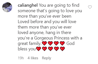 A fan's comment on Sofia Richie's picture. | Photo: Instagram/sofiarichie