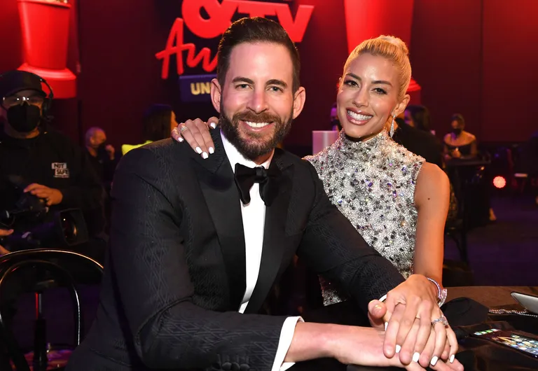 Tarek El Moussa and Heather Rae Young attend the 2021 MTV Movie & TV Awards: Unscripted in Los Angeles, 2021 | Photo: Getty Images