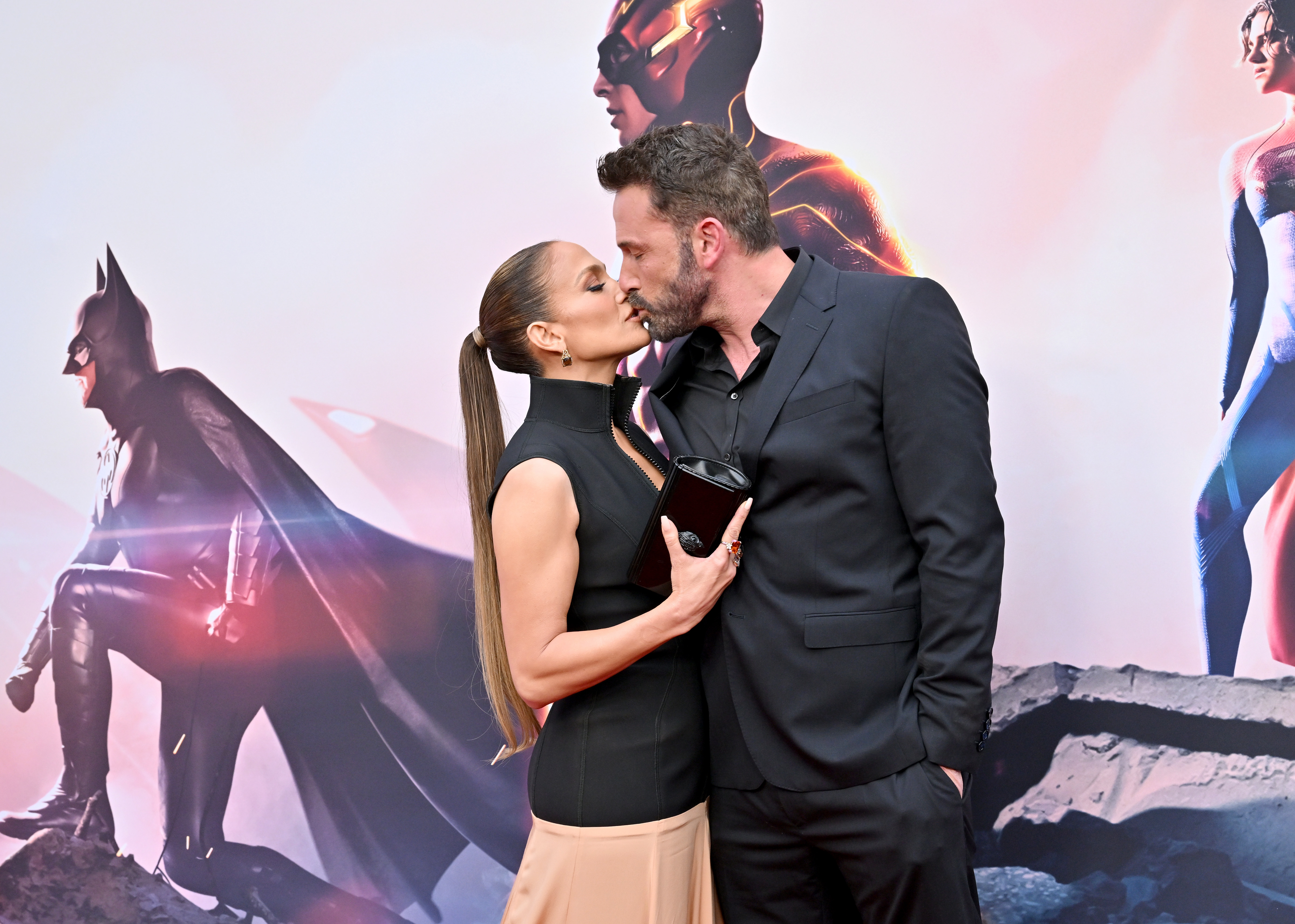 Jennifer Lopez and Ben Affleck attend the premiere of Warner Bros. "The Flash" in Hollywood, California on June 12, 2023 | Source: Getty Images