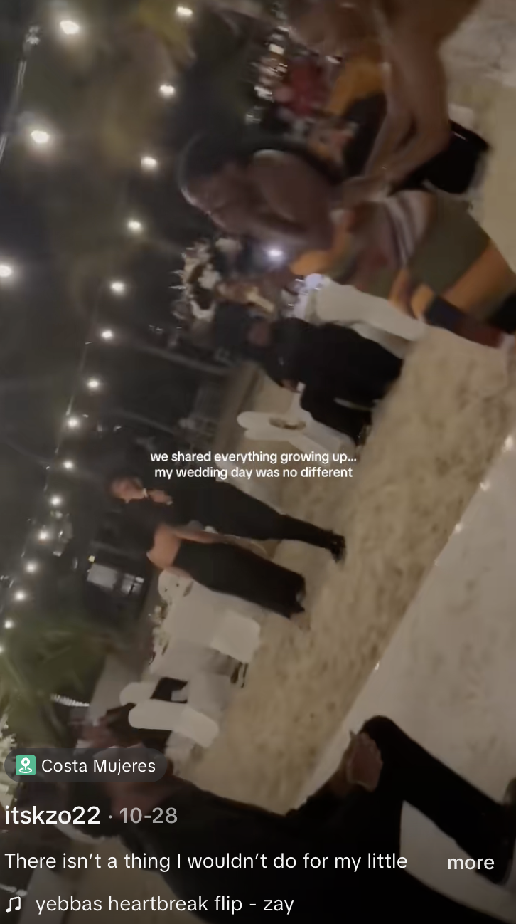 Stephanie's boyfriend, Anthony, goes down on one knee to propose to her as seen in a video posted on October 28, 2025 | Source: TikTok/@itskzo22