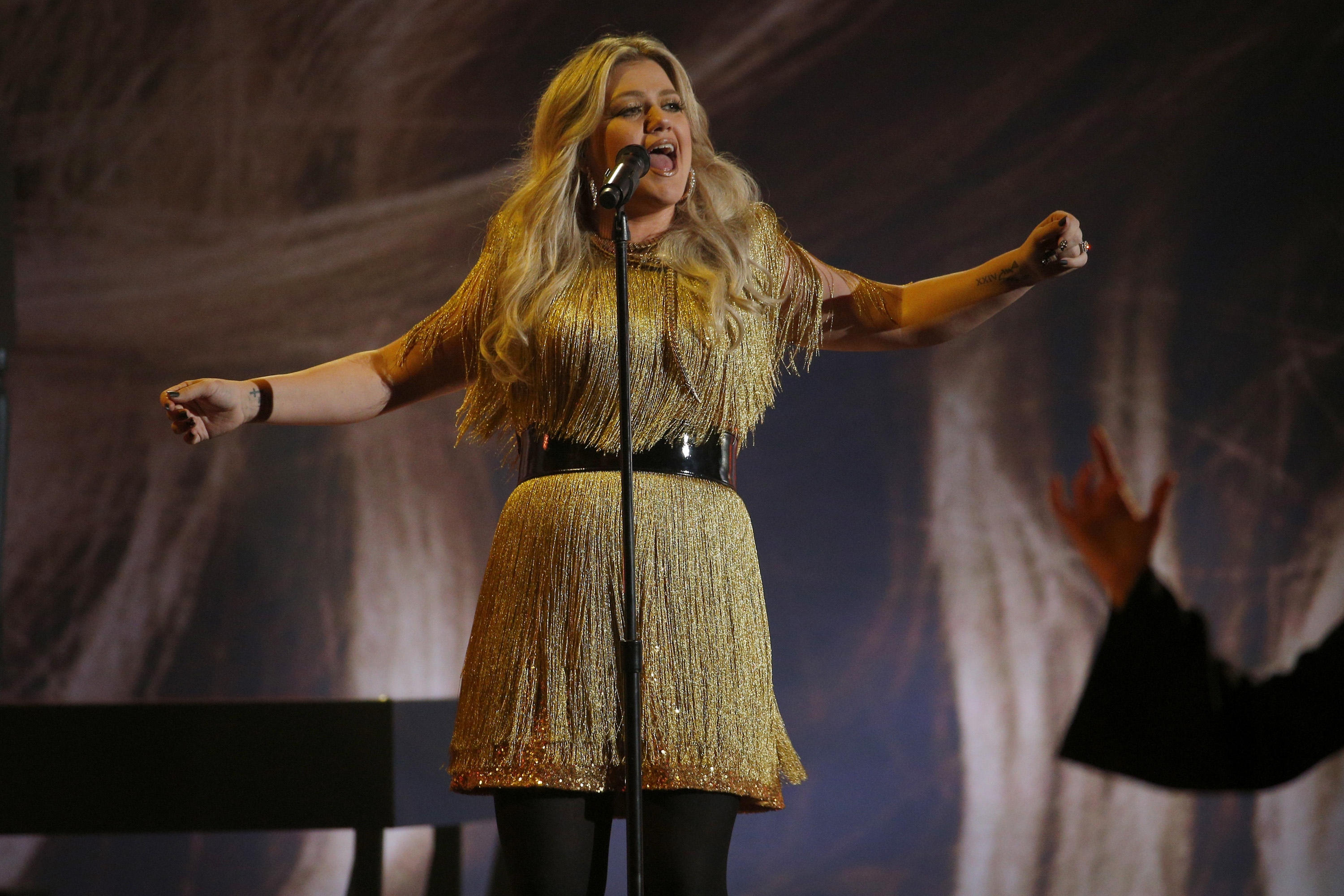 Kelly Clarkson at the Billboard Music Awards - Season 2018 | Source: Getty Images
