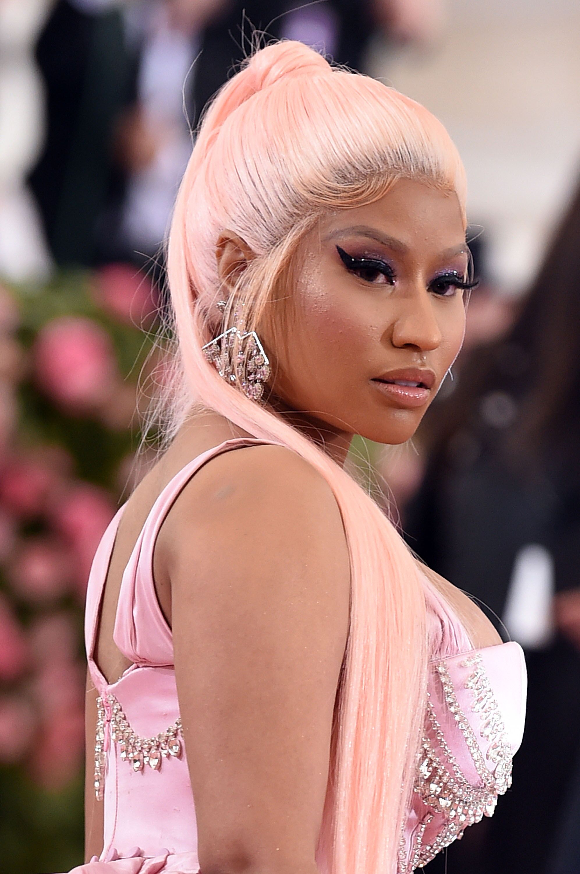 Nicki Minaj at the 2019 Met Gala in New York City/ : Getty Images