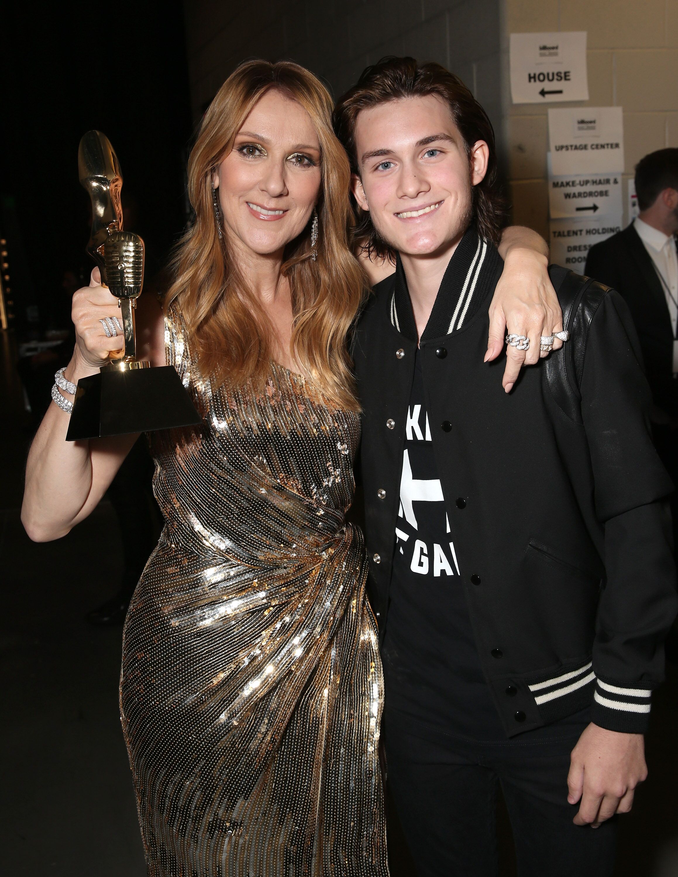 Céline Dion et son fils René-Charles. l Source : Getty Images