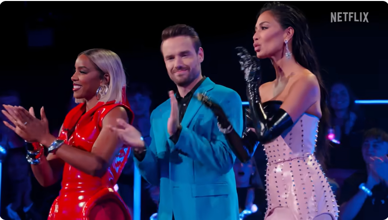 Kelly Rowland, Liam Payne, and Nicole Scherzinger, from a post dated June 24, 2025 | Source: Youtube/netflix
