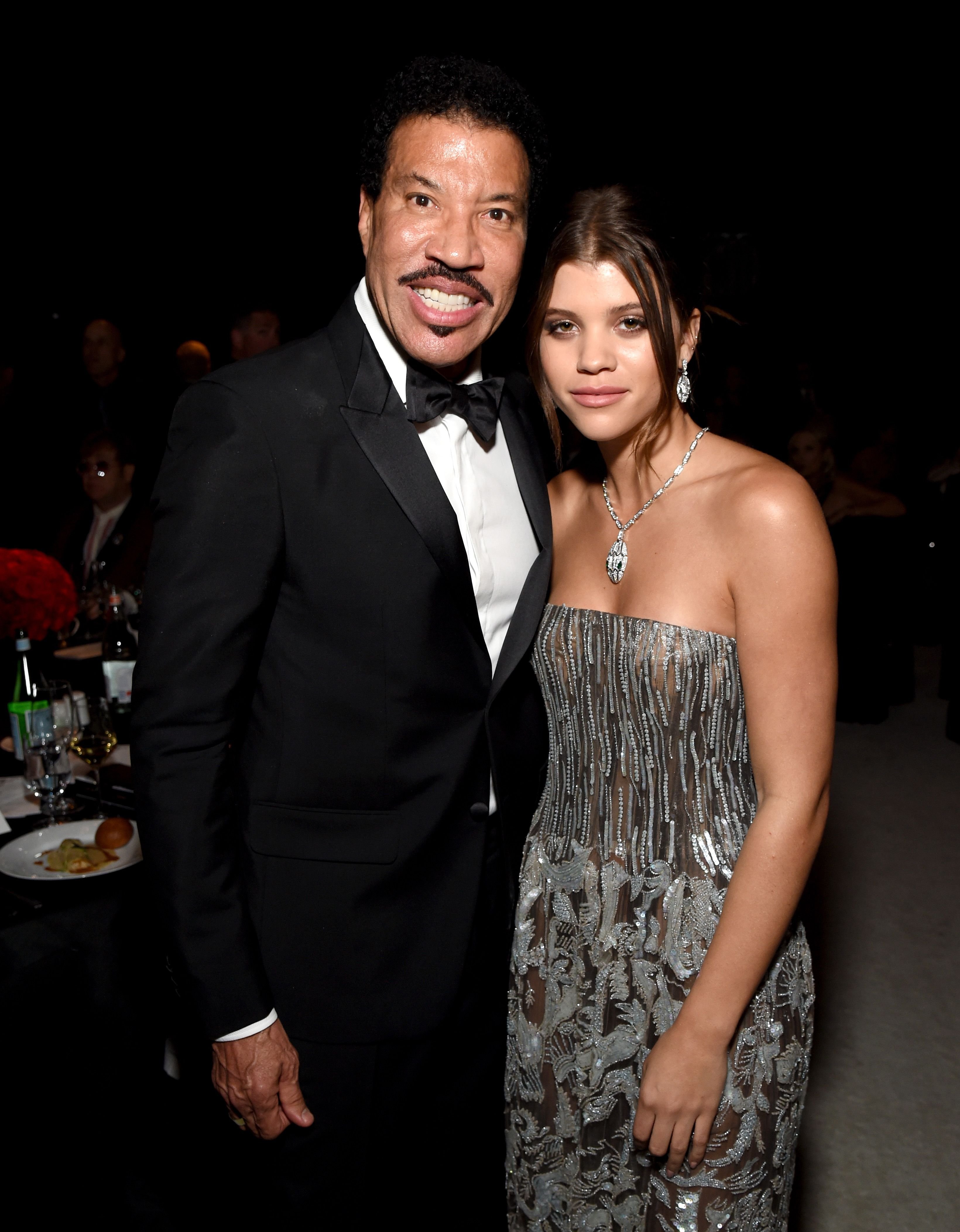 Lionel and Sofia Richie at the 26th annual Elton John AIDS Foundation Academy Awards Viewing Party on March 4, 2018, in West Hollywood, California | Photo: Michael Kovac/Getty Images