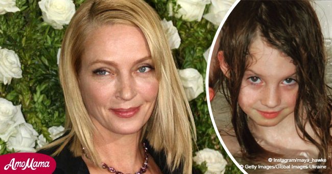 Uma Thurman's teen daughter is 19 now and this young lady looks so similar to her star mom