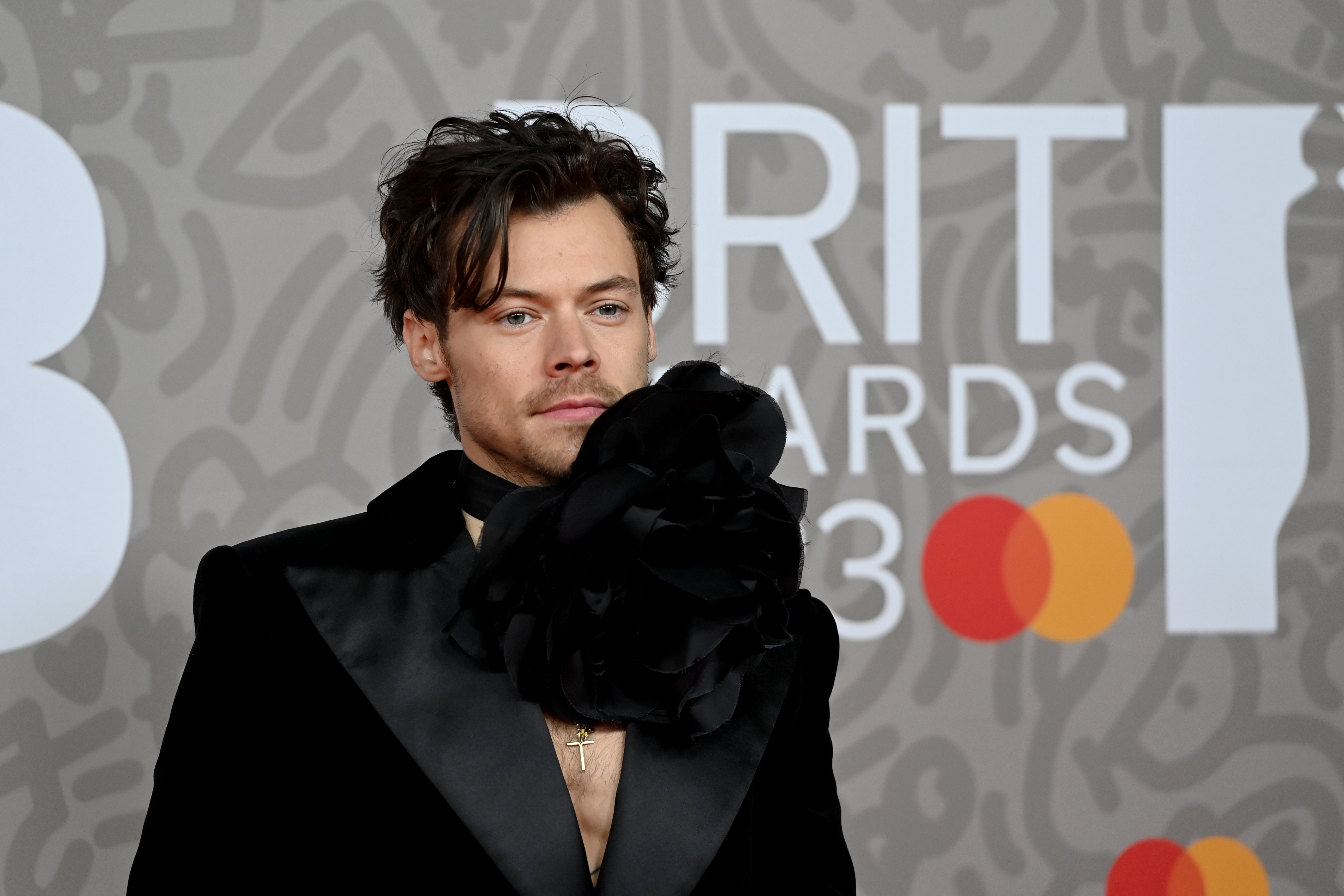 Harry Styles attends The BRIT Awards 2023 at The O2 Arena on February 11, 2023 in London, England. | Source: Getty Images