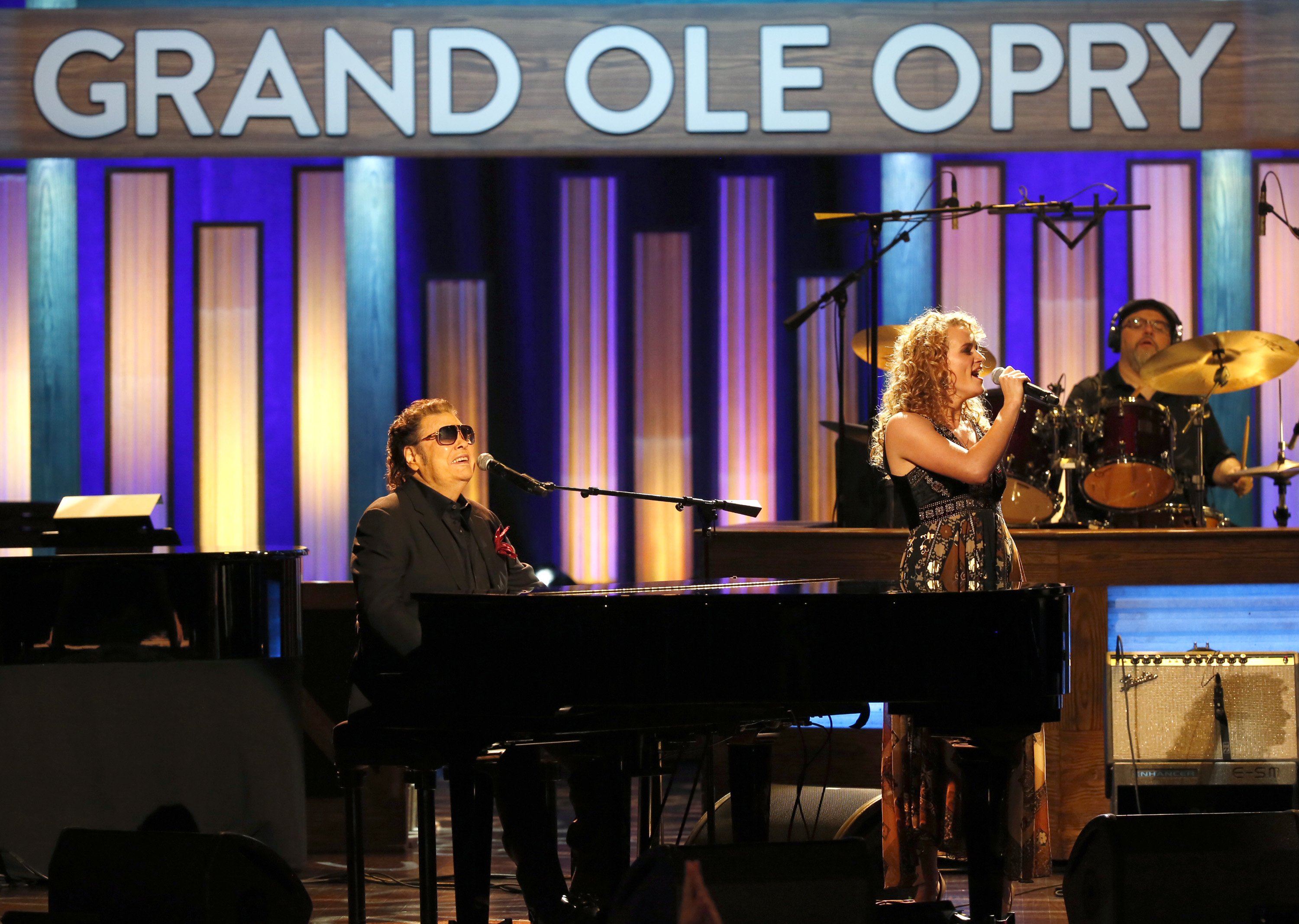 Ronnie Milsap performing with Jessie Key during "An Opry Salute to Ray Charles" on October 8, 2018, in Nashville | Source: Getty Images
